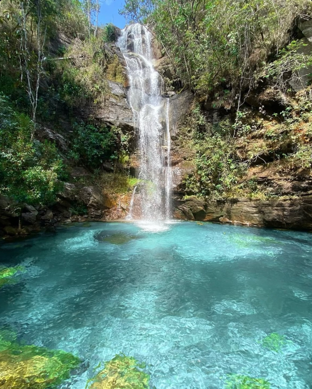 Foto de Sílvia e Eduardo Marchetti na Chapada