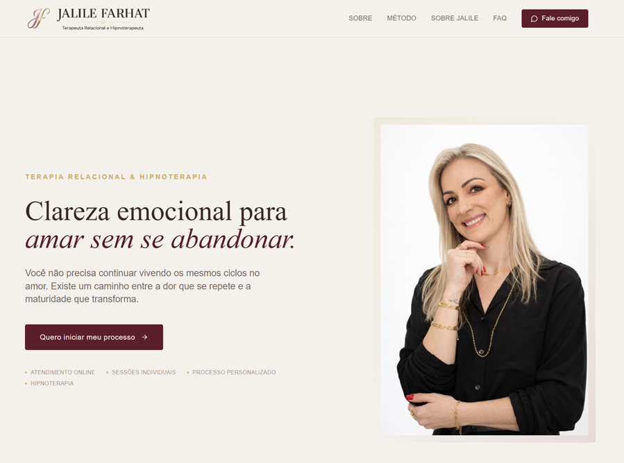 Jalile Varago — Site Profissional
