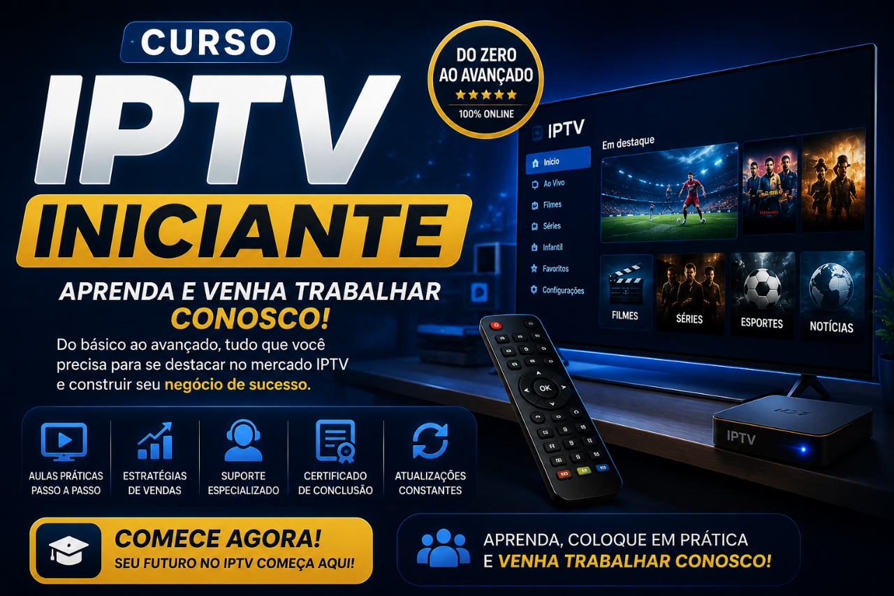 Banner Curso IPTV Profissional