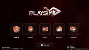 Interface do Aplicativo PlaySim